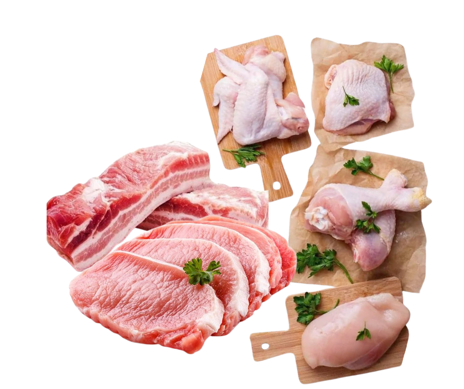Freshly cut meat